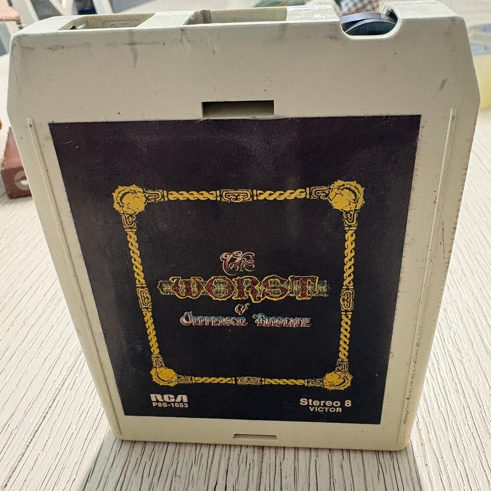 Jefferson Airplane The Worst of Jefferson Airplane 8-Track Tape P8S-1653 1970